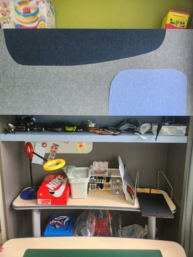 니스툴그로우 책상+전면책장+의자 이미지