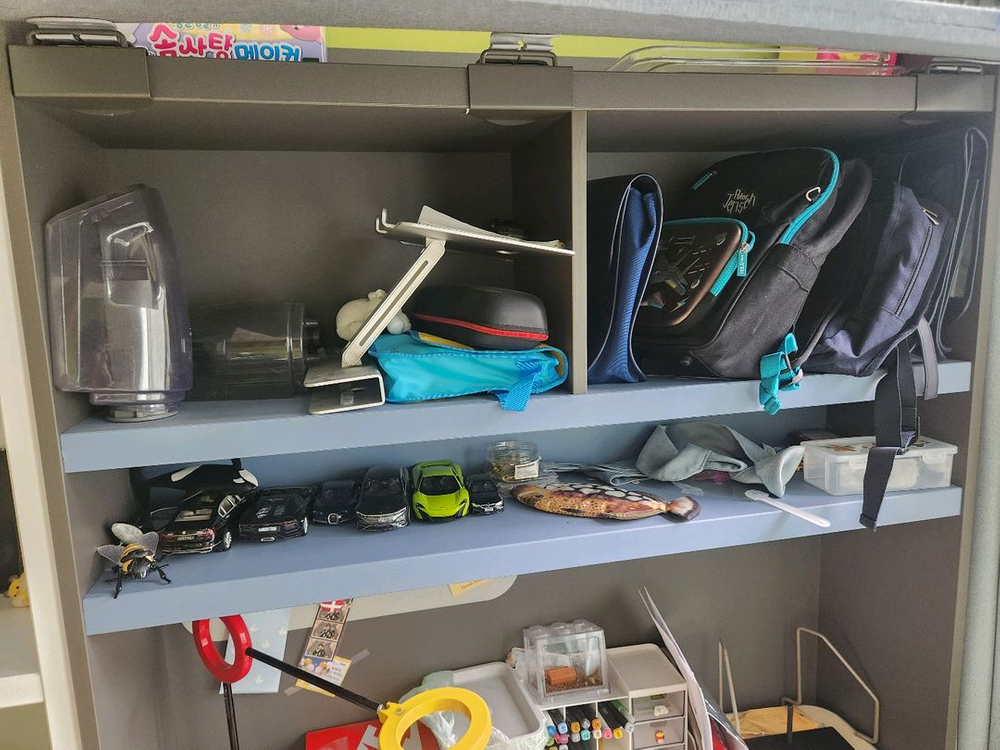 니스툴그로우 책상+전면책장+의자 이미지