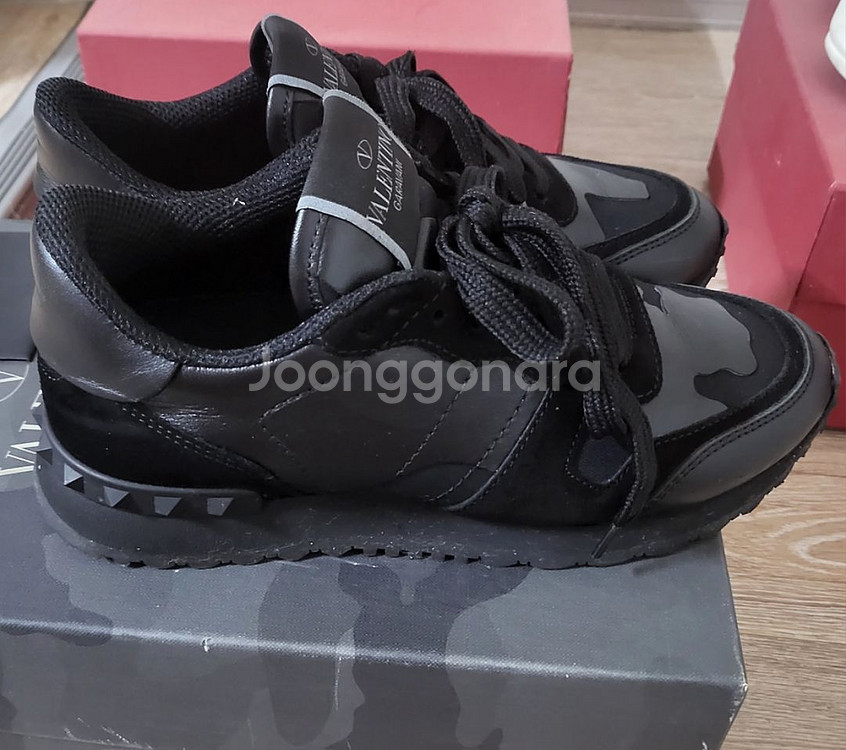 정품 발렌티노 카모 플라주 스니커즈(파격급처분가)--2