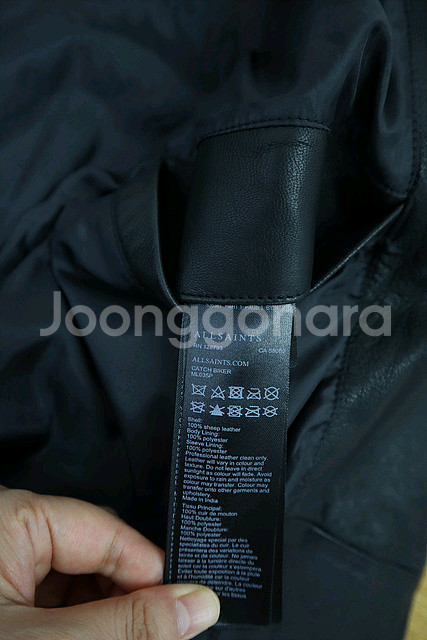 ALLSAINTS 올세인츠 양가죽 자켓 색상 블랙--5