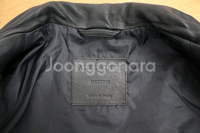 ALLSAINTS 올세인츠 양가죽 자켓 색상 블랙--4