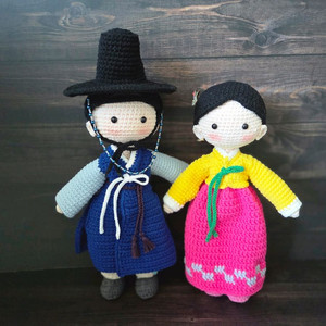 한복입은 선비, 아씨 인형 (계좌거래)