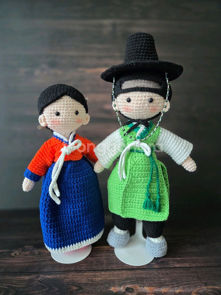 한복입은 선비, 아씨 인형 (계좌거래)--8