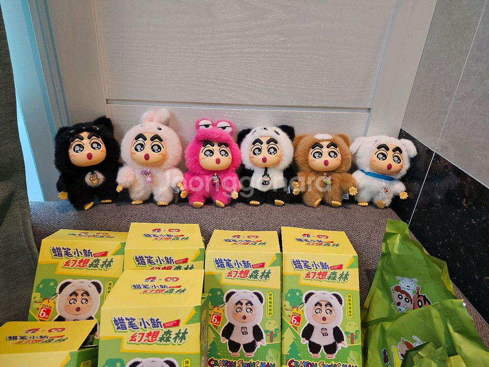 짱구는 못말려 짱구 라부부 키링 피규어 인형 새거 팔아--5