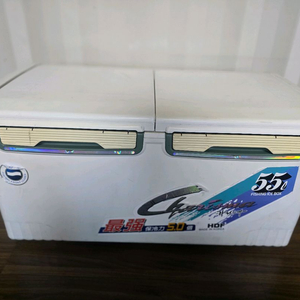 해동 55리터 아이스박스 판매합니다.