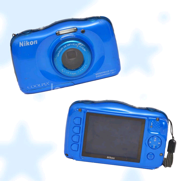 NIKON 니콘 쿨픽스 S33 빈티지디카 디지털 카메라--0