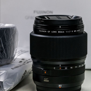 후지 GF 80mm f1.7 R WR 신동품 박스셋