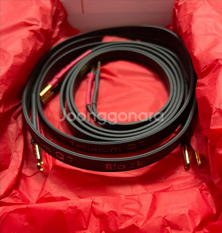 tellurium q black 2 스피커 케이블--0