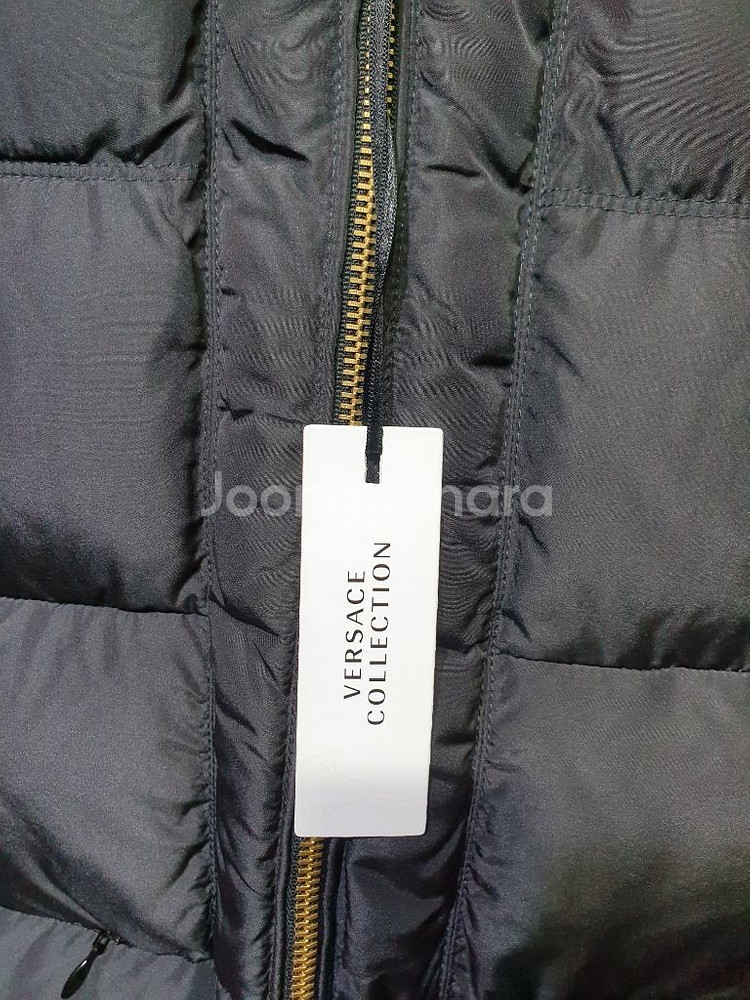 택부착 베르사체 컬렉션 정품 구스다운 패딩 마른55--1