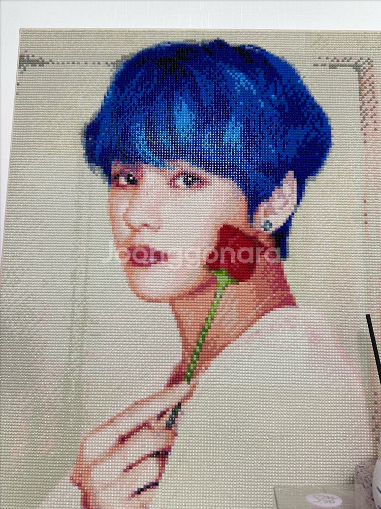 방탄 뷔 보석십자수 (완성본)--0