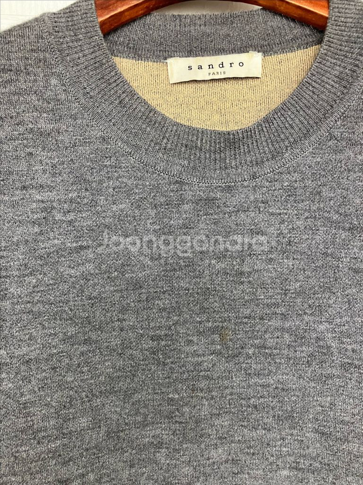 정품 산드로 캐시미어 혼방 니트--2