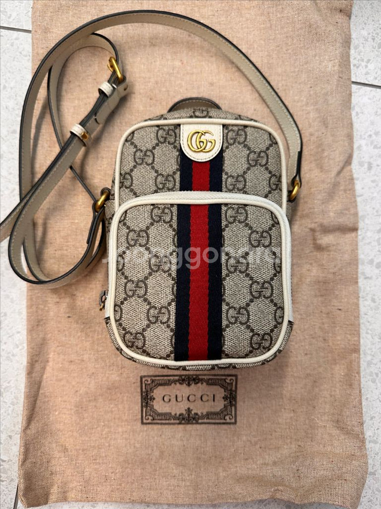 구찌 오피디아 GG 미니 크로스백--0