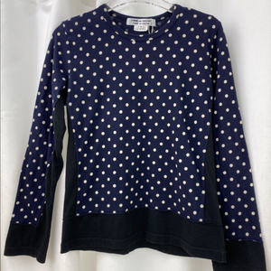 정품 꼼데가르송 폴카 도트 티셔츠