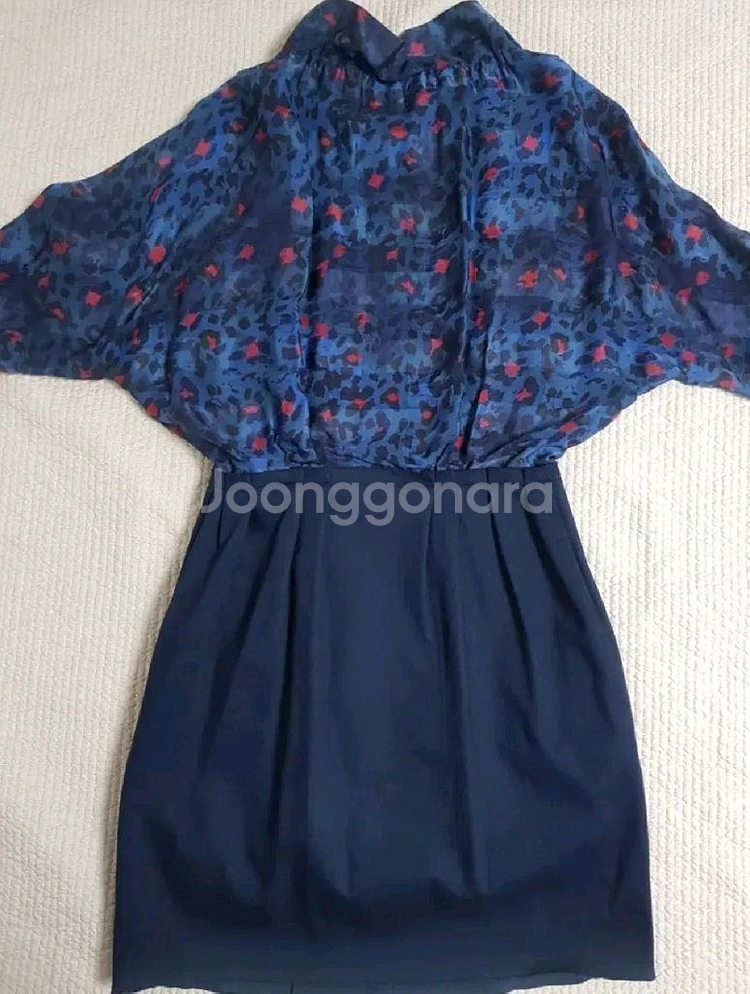 한섬마인 mine실크원피스 55--7