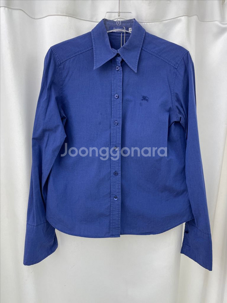 정품 버버리 블루셔츠--0