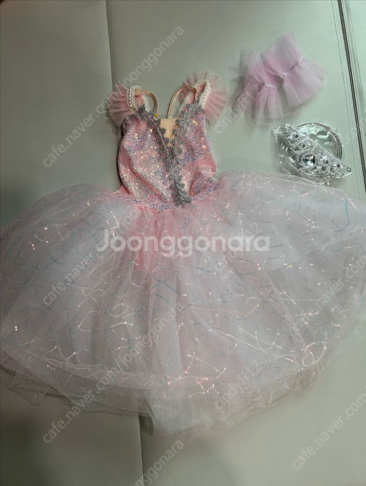 여아 공주드레스 여아 발레 연주복 110 새상품 택포--1
