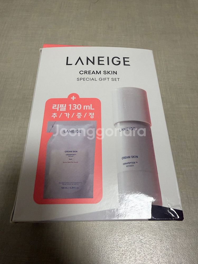 라네즈 크림 스킨 170ml+리필 130ml(새상품)--1