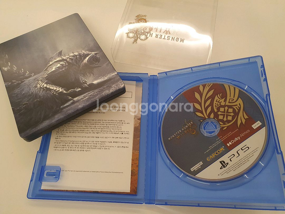 ps5 몬헌 와일즈 판매(스틸북 포함)--2