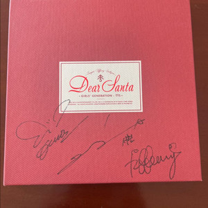 소녀시대-TTS Dear Santa 친필 싸인 앨범