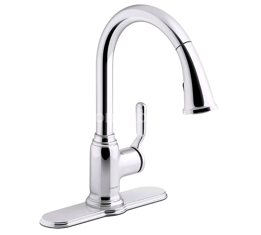 새제품) 콜러(kohler) 스털링 주방 거위목 수전--0