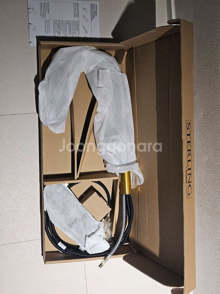 새제품) 콜러(kohler) 스털링 주방 거위목 수전--2