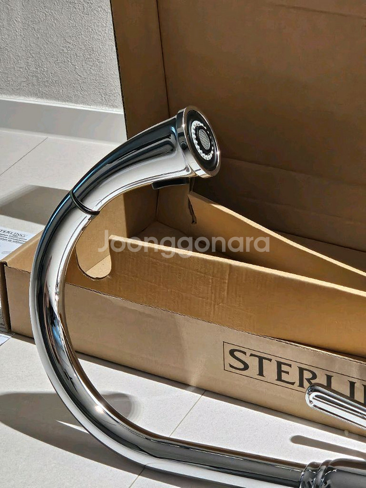 새제품) 콜러(kohler) 스털링 주방 거위목 수전--4