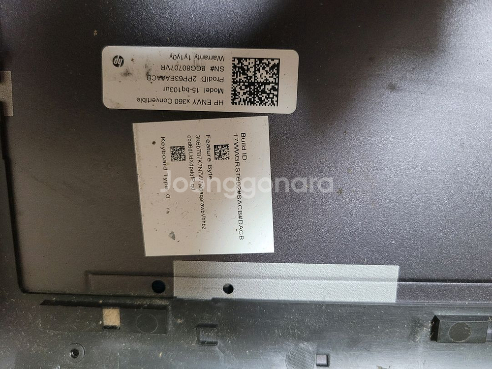hp 노트북 부품용 2대 envy x360 외 1대--5