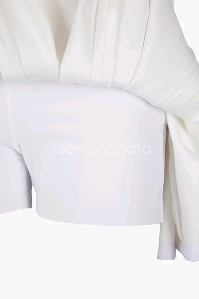 sjyp 골프 플레어 스커트 (베이지)--3