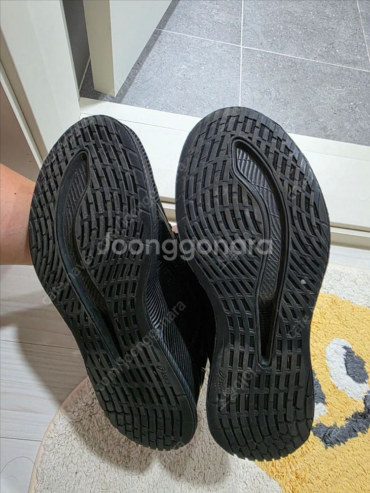 아식스 메타라이드 런닝화 블랙 265(260추천)--5