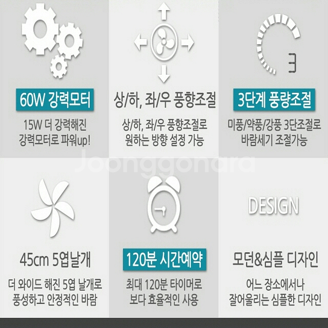 18형 화이트 특대형 스탠드 선풍기(영업용) 새제품--4