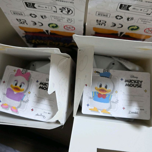 팝마트 미키패밀리 데이지 도날드덕 일괄 인형비닐 미개봉