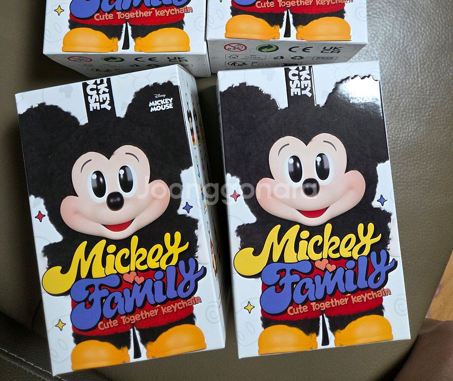 팝마트 미키패밀리 데이지 도날드덕 일괄 인형비닐 미개봉--1