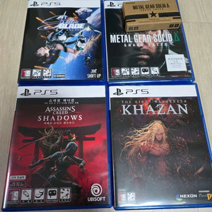ps5타이틀(스텔라,메탈기어,새도우즈,카잔)팝니다