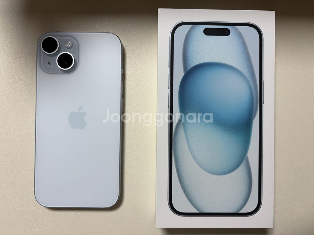 (S급) 아이폰 15 256GB 블루 자급제--15