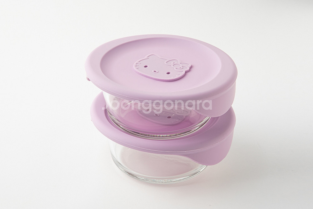 락앤락 헬로키티 밥용기 450ml 2개/보관용기 밥소분--7