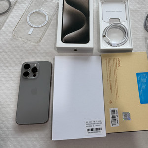 아이폰15프로 공기계 S급 네추럴티타늄 128GB