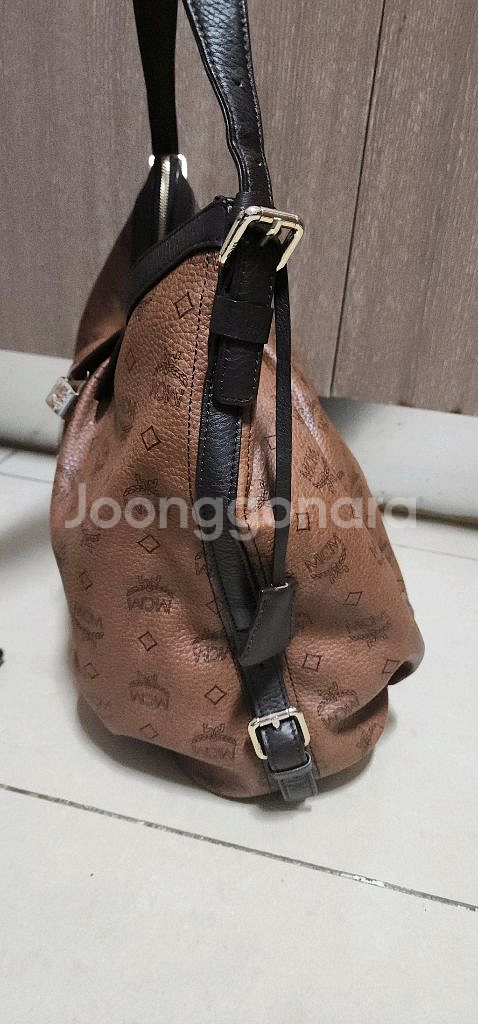 MCM 브라운 비세토스 호보숄더백--1
