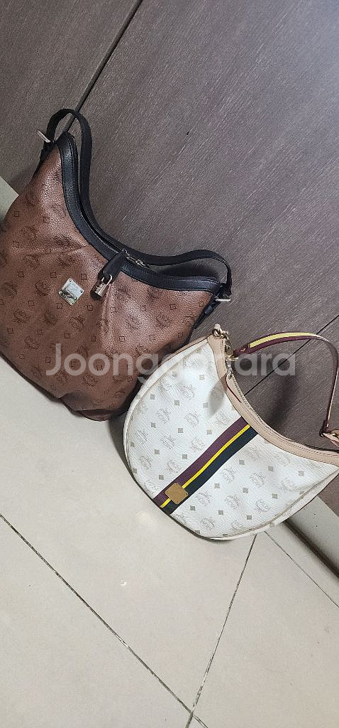 MCM 브라운 비세토스 호보숄더백--4