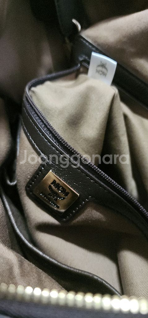 MCM 브라운 비세토스 호보숄더백--7