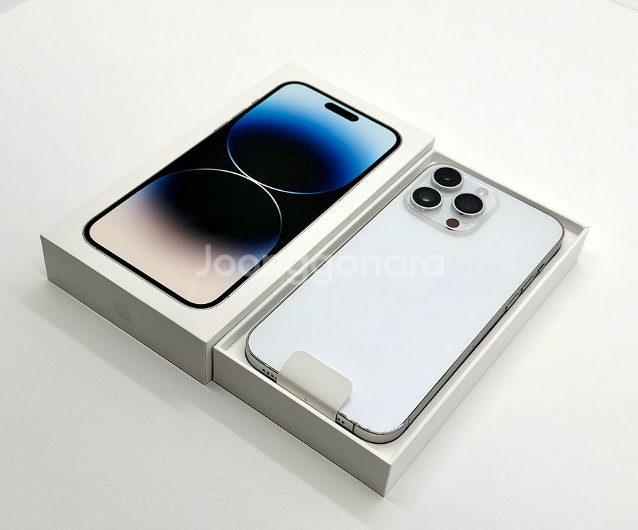 완전 새폰급 아이폰14 Pro Max 화이트 256GB--2
