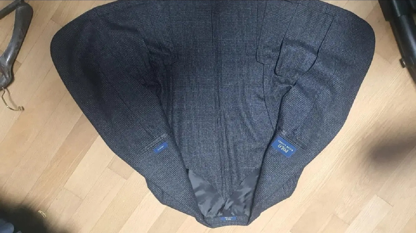 폴로 글렌체크 그레이 36S(95정사이즈) 팝니다.--4