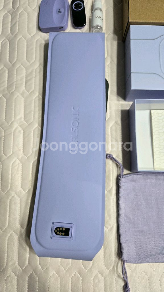 거의새것 택포) 듀얼소닉 EMS 핏업벨트 복부 마사지--2