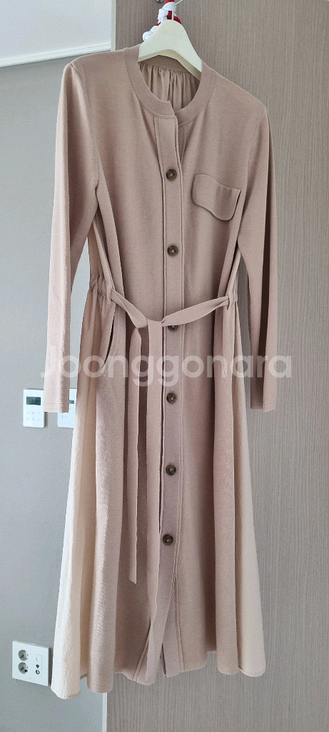 한섬 마인 원피스겸 가디건--0