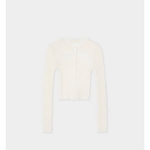 샵모도 modo bagel crop knit ivory 이미지