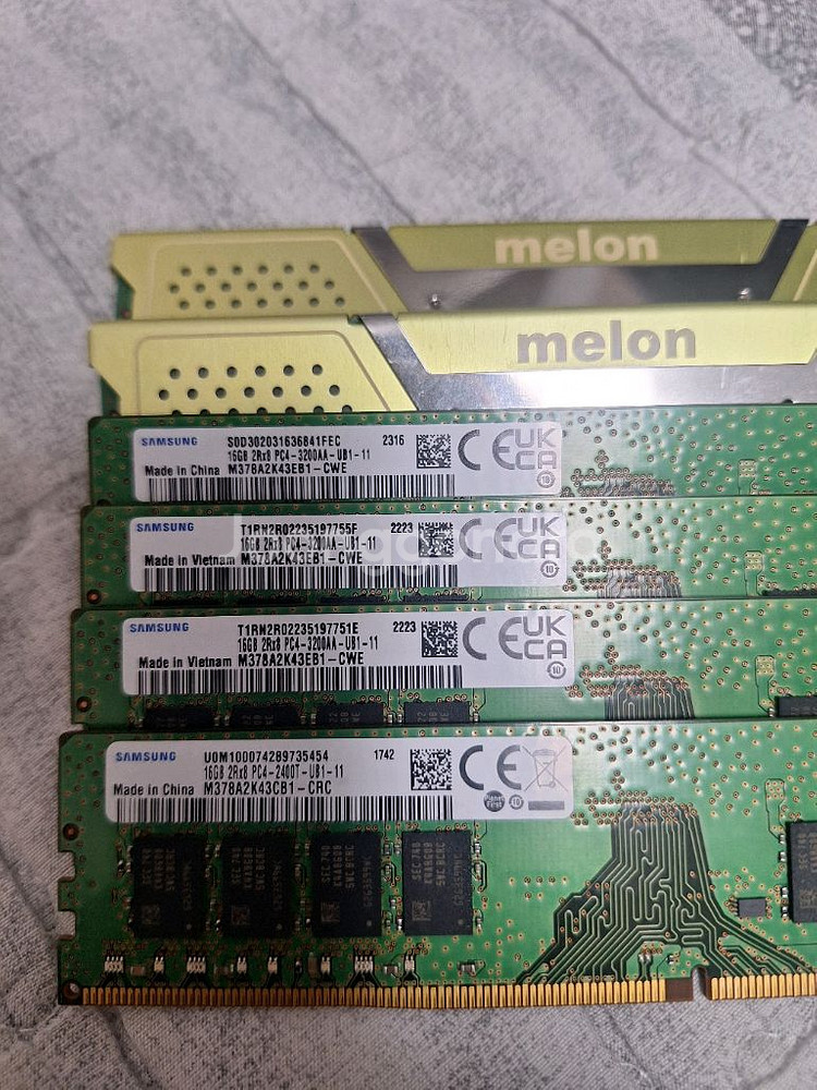 삼성 DDR4 16G RAM 6장 판매합니다--0