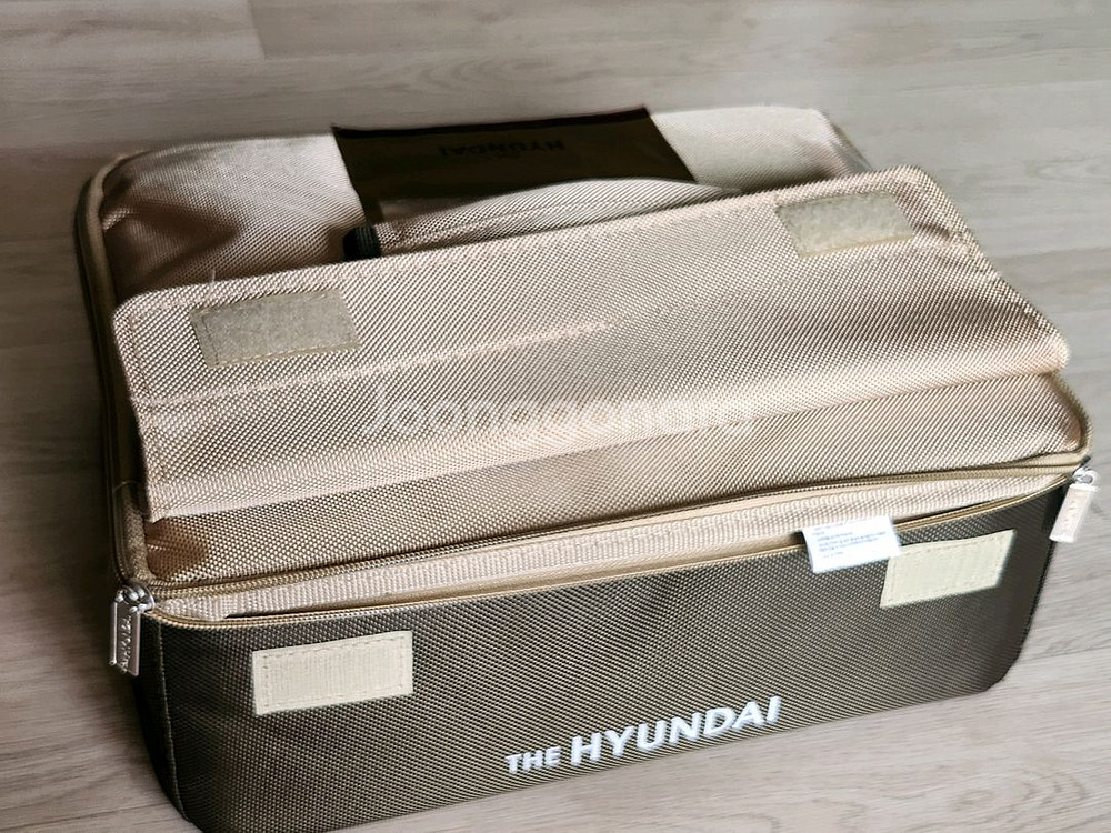 현대백화점 보냉백+보자기+선물박스--3