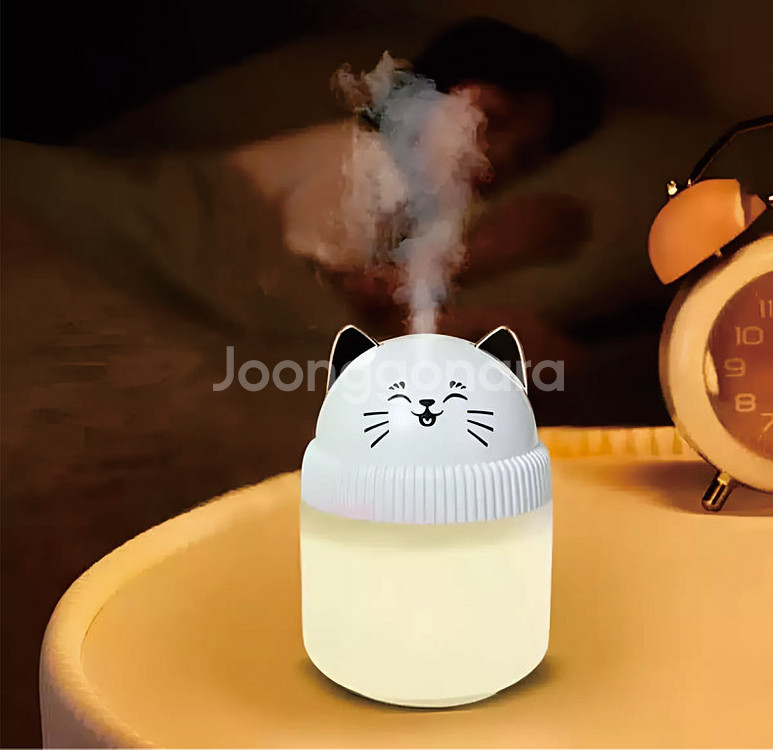 고양이 무드등 가습기--2