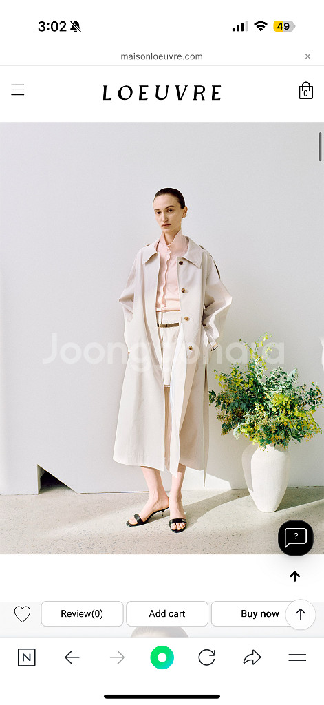 loeuvre 루에브르 트렌치코트 가을코트 가을자켓--0