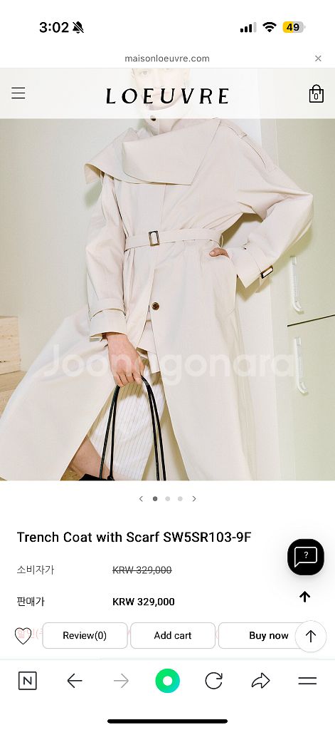 loeuvre 루에브르 트렌치코트 가을코트 가을자켓--2