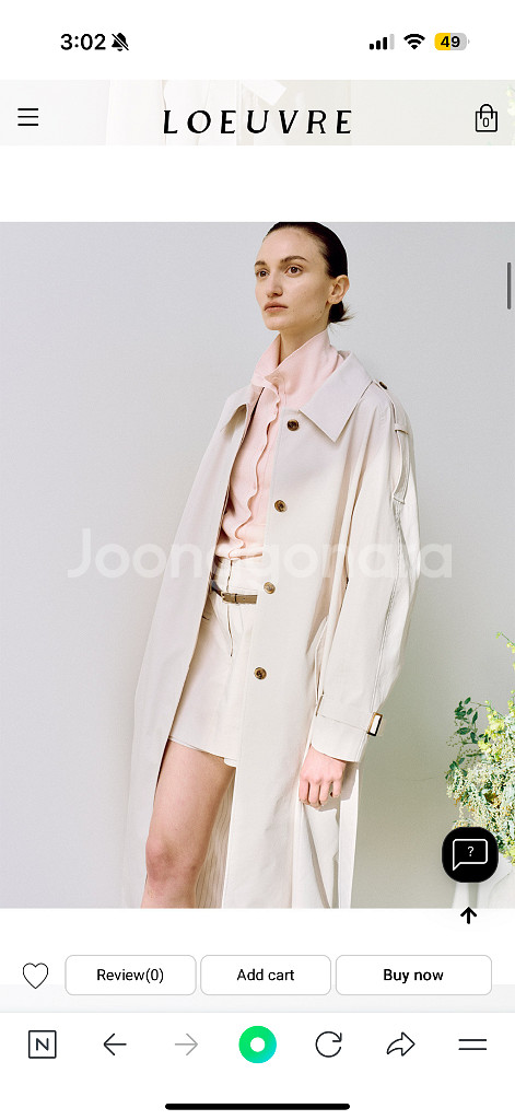 loeuvre 루에브르 트렌치코트 가을코트 가을자켓--1